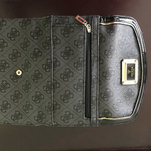 Black/Gray Leather Wallet - Picture 3 of 5